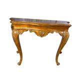 MODERN CARVED TALL CONSOLE