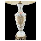 PAINT DECORATED TABLE LAMP