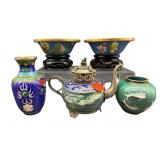 5 PC LOT OF SMALL CLOISONNï¿½