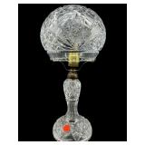 SMALL ANTIQUE CUT GLASS LAMP