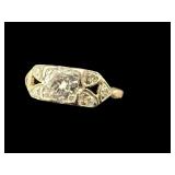 14K DIAMOND FASHION RING