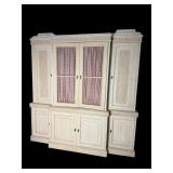 MONUMENTAL CUSTOM MADE PAINTED CABINET