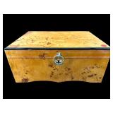 LACQUERED ALL BURLED HUMIDOR