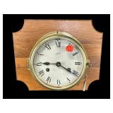 VINTAGE SCHATZ GERMANY BRASS SHIPS CLOCK