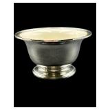 S KIRK & SON STERLING BOWL WITH LENOX INSERT