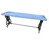 LARGE CAST IRON ORNATE BENCH