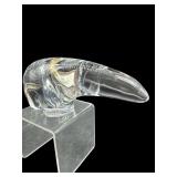 BACCARAT CRYSTAL SINGED POLAR BEAR FIGURE