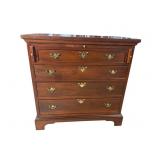 CRAFTIQUE SOLID MAHOGANY BACHELORS CHEST WITH