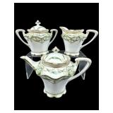ANTIQUE R.S PRUSSIA 3 PC TEASET