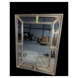 PAINT DECORATED BEVELED MIRROR