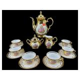 WEST GERMAN 22KT GOLD BAYREUTH GOLD TEA SET