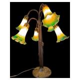 DALE TIFFANY DRAGONFLY 6 LIGHT TULIP LAMP