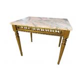 19TH CENT. FRENCH MARBLE TOP TABLE