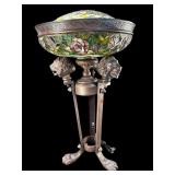 EXTRA LARGE LION HEAD TIFFANY STYLE LAMP