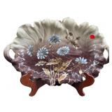 ANTIQUE CARLSBAD HAND PAINTED PLATTER