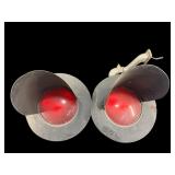 2 WC HAYES RAILROAD SIGNAL LIGHTS