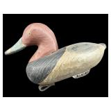 ANTIQUE SIGNED BRYANT WOOD CARVED DUCK DECOY