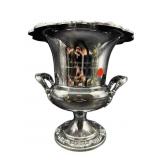 LARGE POOL SILVERPLATE CHAMPAGNE BUCKET