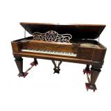 CHICKERING ROSEWOOD SQUARE GRAND PIANO