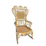 HEYWOOD WAKEFIELD WICKER ROCKER