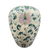 ORIENTAL CERAMIC FLORAL VASE