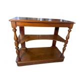 3 TIER SOLID MAHOGANY OPEN SERVER