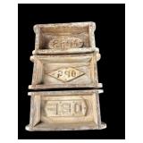 3 LARGE SOAP MOLDS