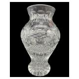 HEAVY QUALITY CUT CRYSTAL GRAPE VASE