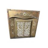 ANTIQUE BRASS FIREPLACE SURROUND