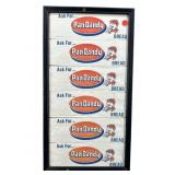 ANTIQUE PAN DANDY BREAD ADVERTISEMENT IN FRAME
