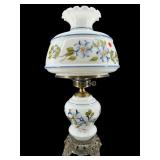 GONE WITH THE WIND STYLE PAINT DECORATED LAMP