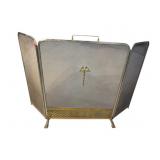 FOLDING WIRED FIRE SCREEN