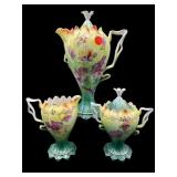 ANTIQUE R.S GERMANY 3 PC CHOCOLATE SET