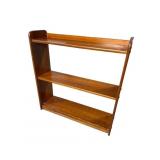 CHERRY FINISH OPEN SHELF