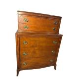 MAHOGANY CHEST ON CHEST