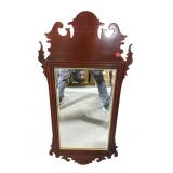 SOLID MAHOGANY CHIPPENDALE MIRROR