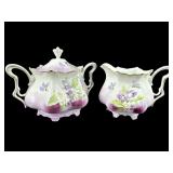 ANTIQUE R.S GERMAN-POLAND HAND PAINTED CREAMER &