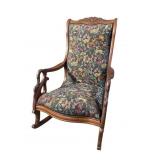 SOLID MAHOGANY GOOSE NECK ROCKER