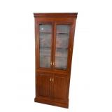 CHERRY THIN 4 DOOR CURIO