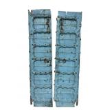 EARLY BLUE ARCHITECTURAL DOOR