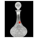 TALL CUT CRYSTAL SHIPS DECANTER