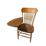 OAK ANTIQUE STUDENT DESK