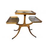 MAHOGANY 3 TIER CENTER TABLE