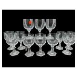 SET OF 12 ROSENTHAL CLASSIC ROSE 5 3/4 IN WINE