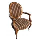 FAIRFIELD FURNITURE CAMEO BACK OPEN ARM FRENCH