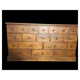 19 DRAWER PINE DRESSER