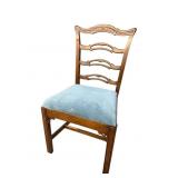 SOLID MAHOGANY CHIPPENDALE RIBBON BACK CHAIR