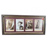 VINTAGE 4 WILD WEST ACTORS IN FRAME