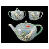 ANTIQUE R.S GERMANY 3 PC PORCELAIN TEA SET