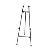BRASS EASEL PAINTED BLACK